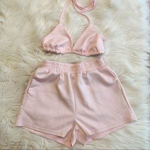 top and short set